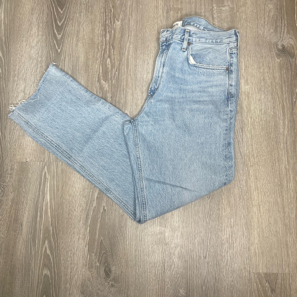 AG women’s Jeans Light Blue Straight Leg Jeans